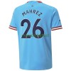 Maillot de Supporter Manchester City Mahrez 26 Domicile 2022-23 Pour Homme